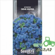 Семена цветов Агератум Синяя норка Seedera